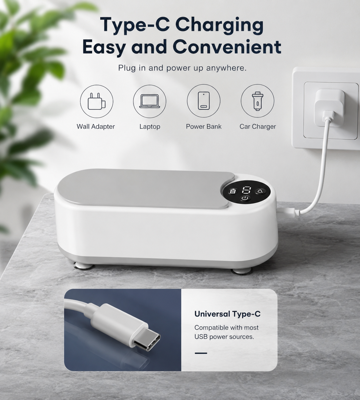 LumiClean Ultrasonic Cleaner