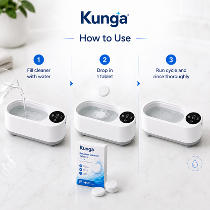 Kunga Retainer Cleaning Tablets — 30 Pack